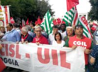 Manifestazione Foggia caporalato